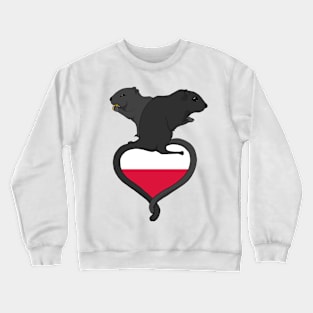 Gerbil Poland (dark) Crewneck Sweatshirt